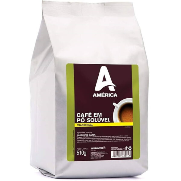 Café solúvel em pó América 510gr
